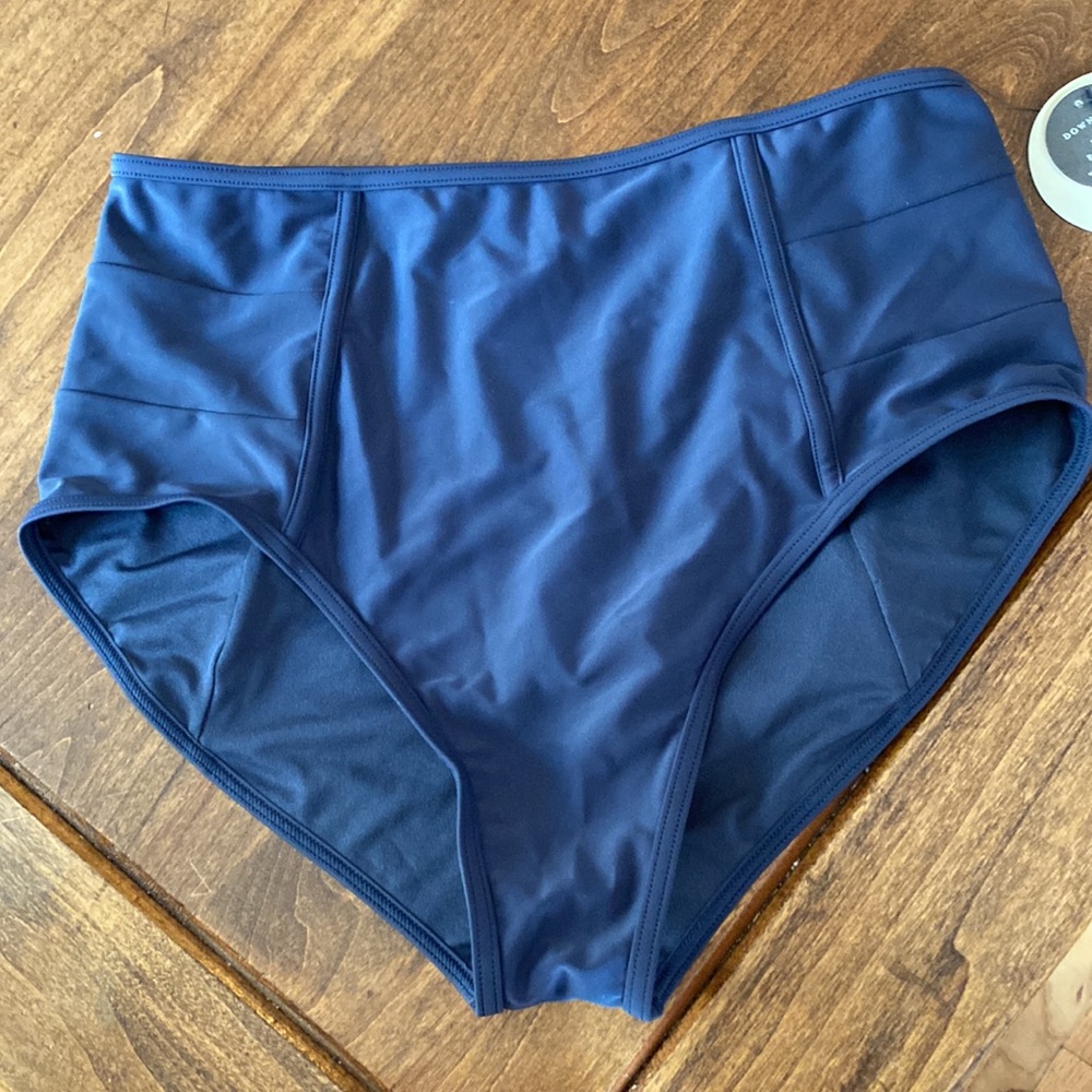 Downeast Navy Bikini Bottom Swim